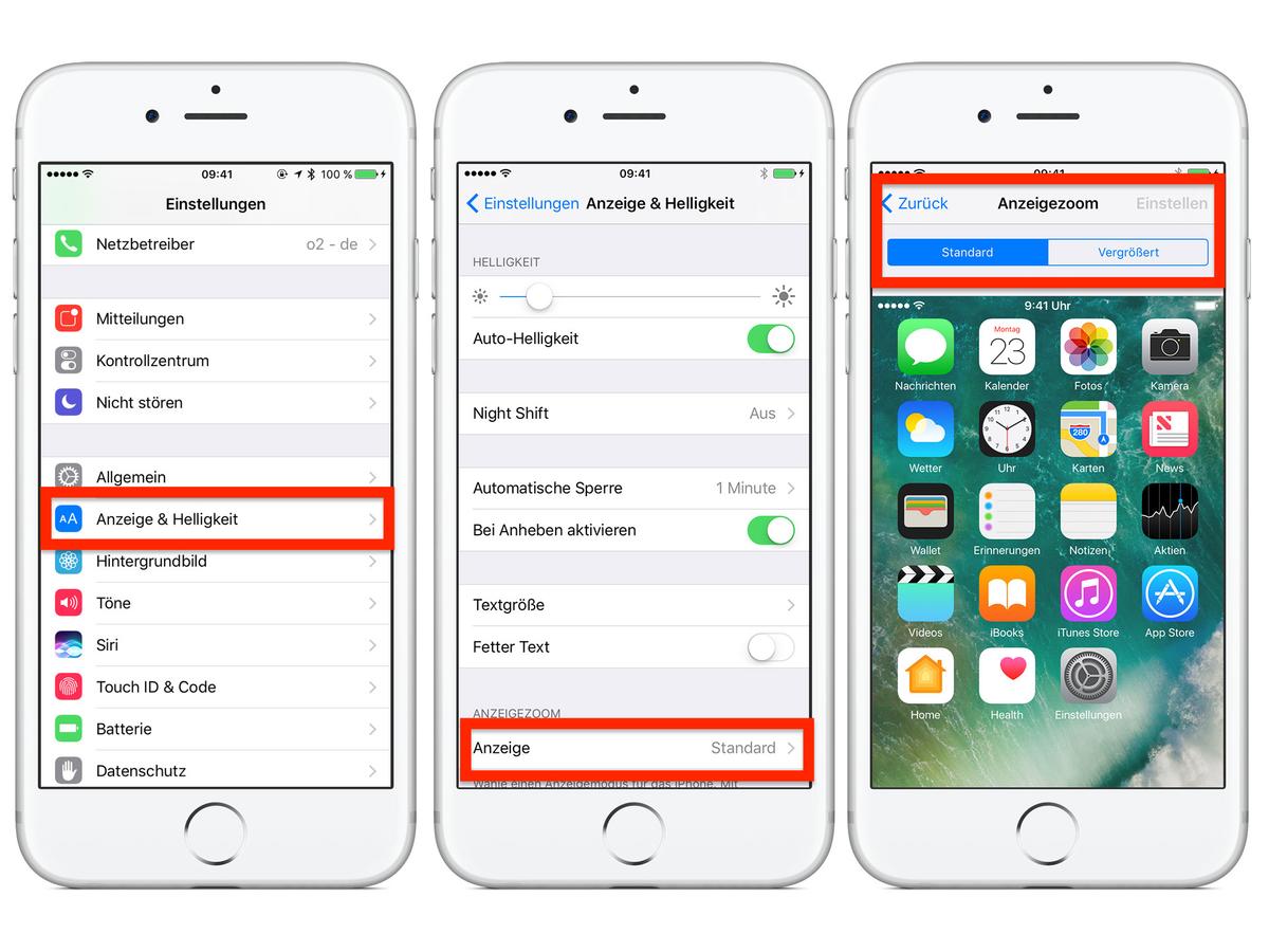Ios 10 Anzeigegrosse Auf Dem Iphone Verandern Mac Life
