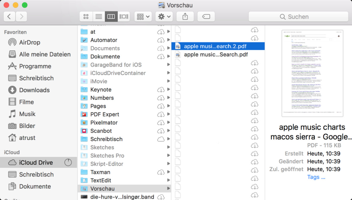 macOS Sierra: PDF in iCloud drucken | Mac Life