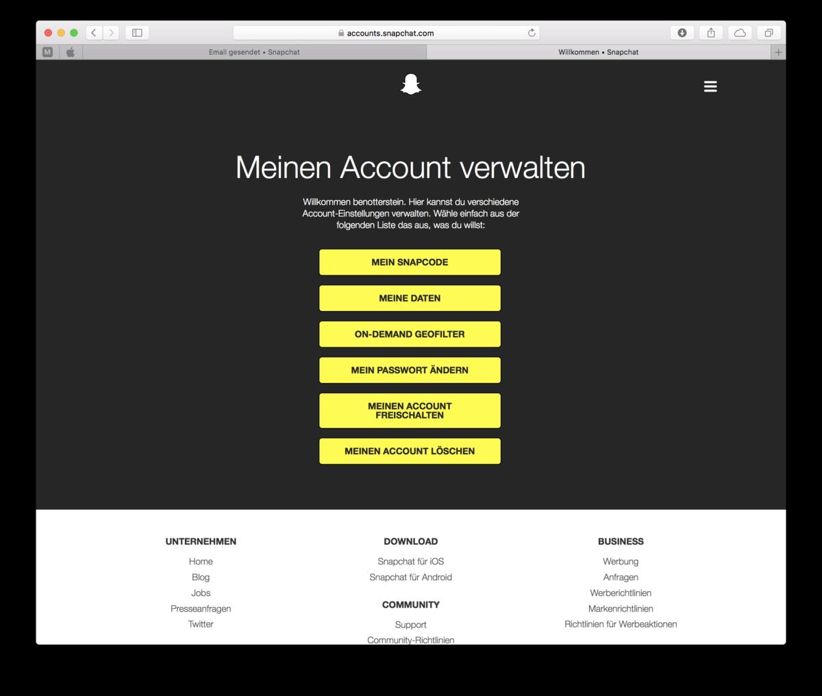 Snapchat-Account löschen - so einfach geht's | Mac Life