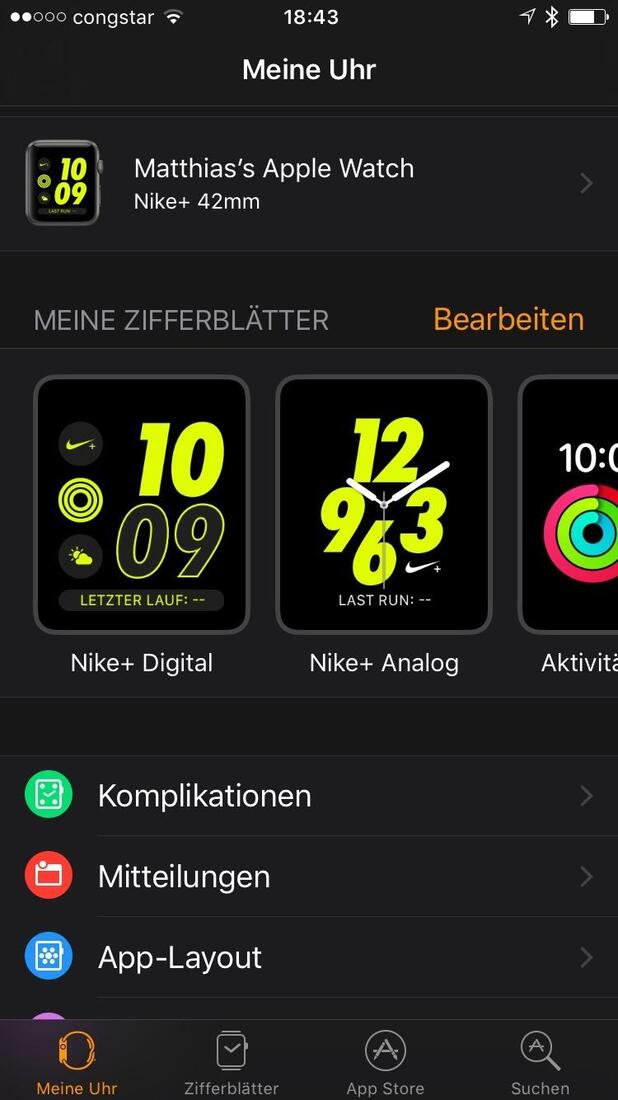 nike run apple watch