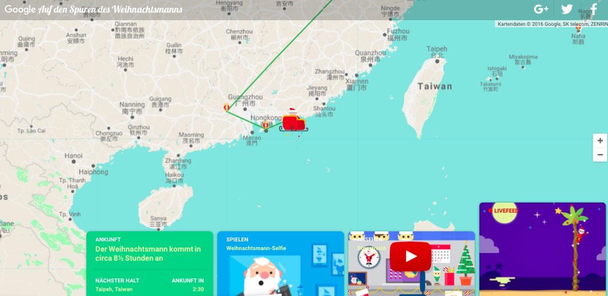 Google Schaltet Den Weihnachtsmann Tracker An Mac Life