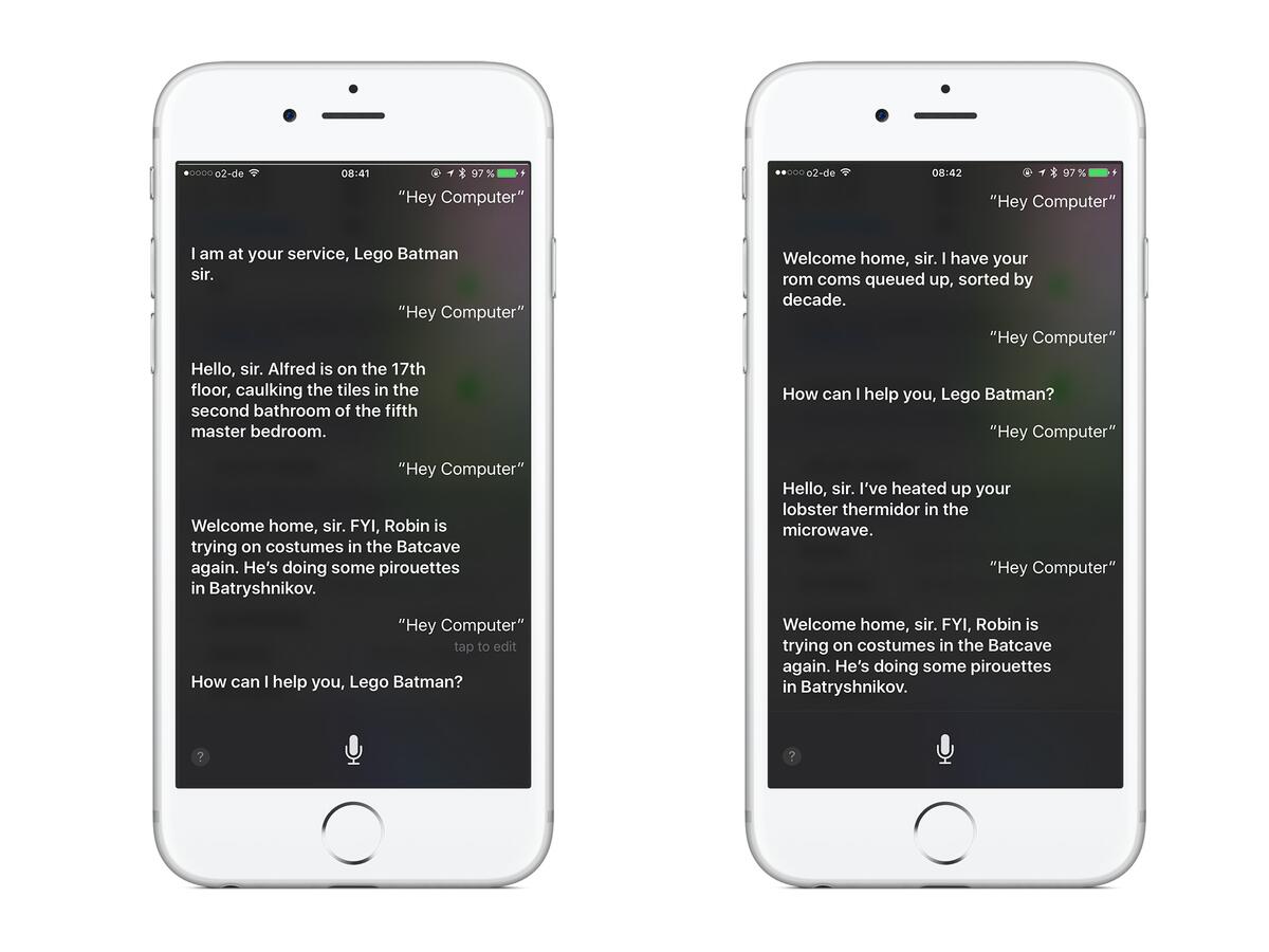 The Lego Batman Movie Siris Filmtext Auch Auf Dem Iphone Vorhanden Mac Life
