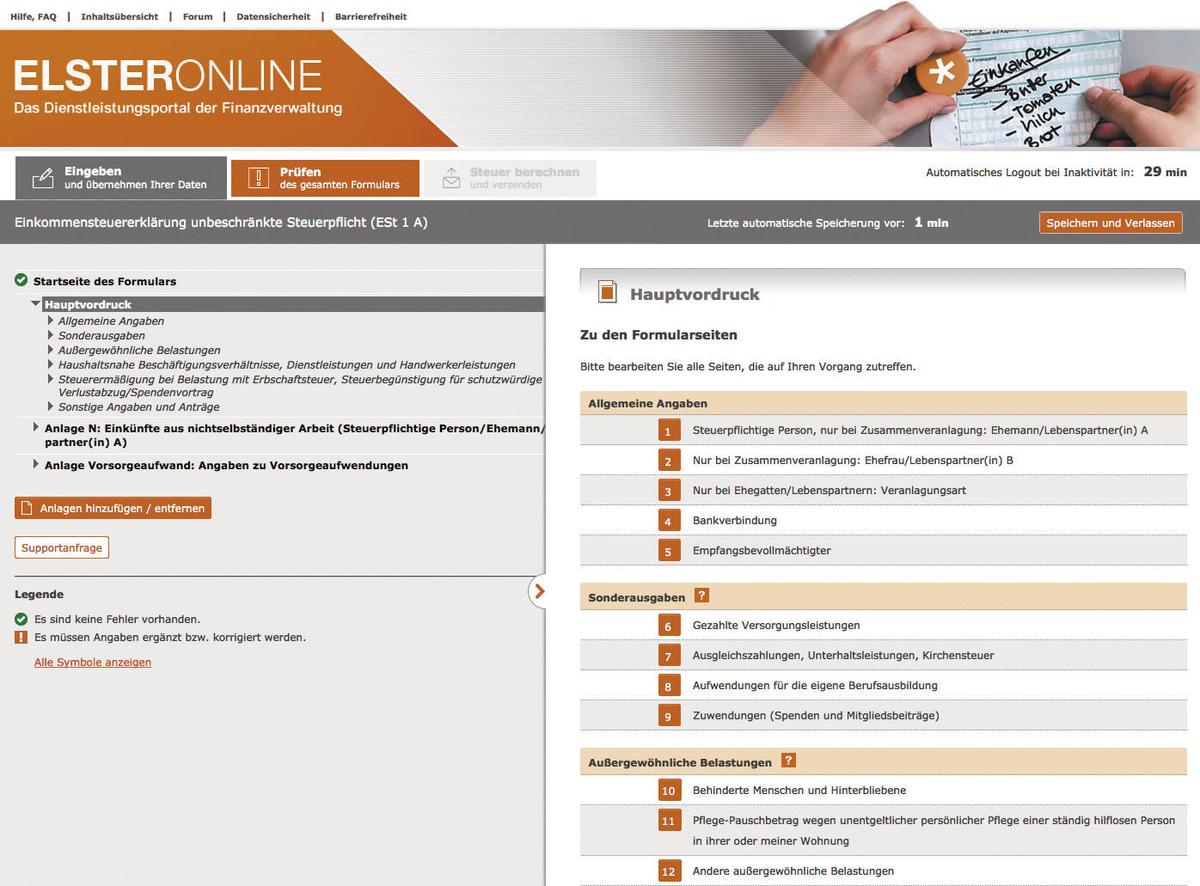 elster online. elster online.