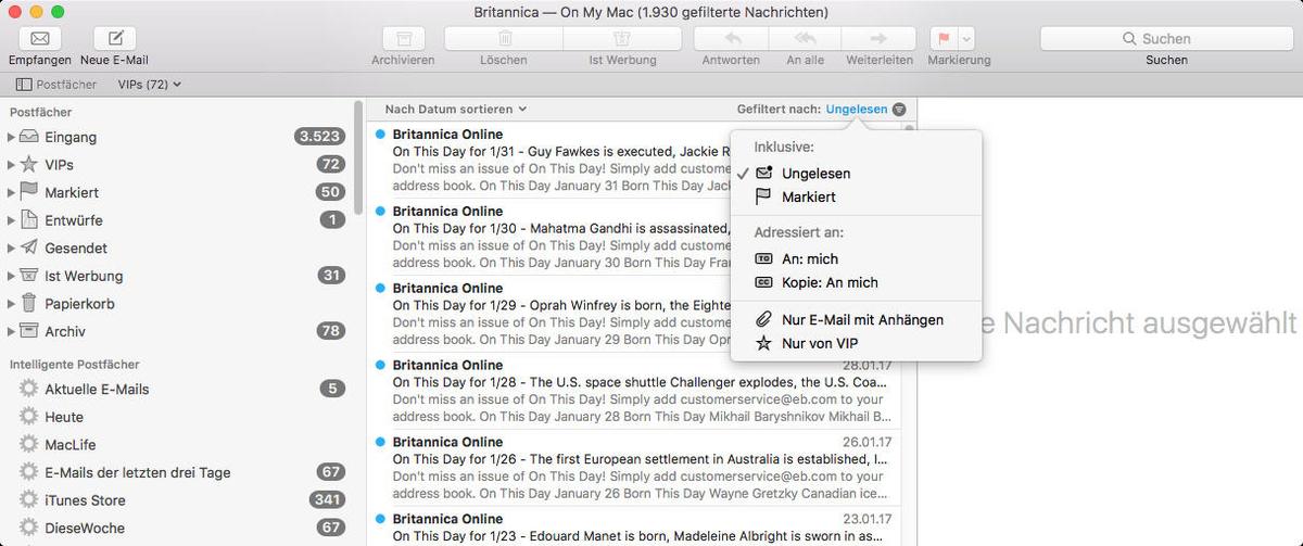 Automatische Einrichtung In Mail For Mac