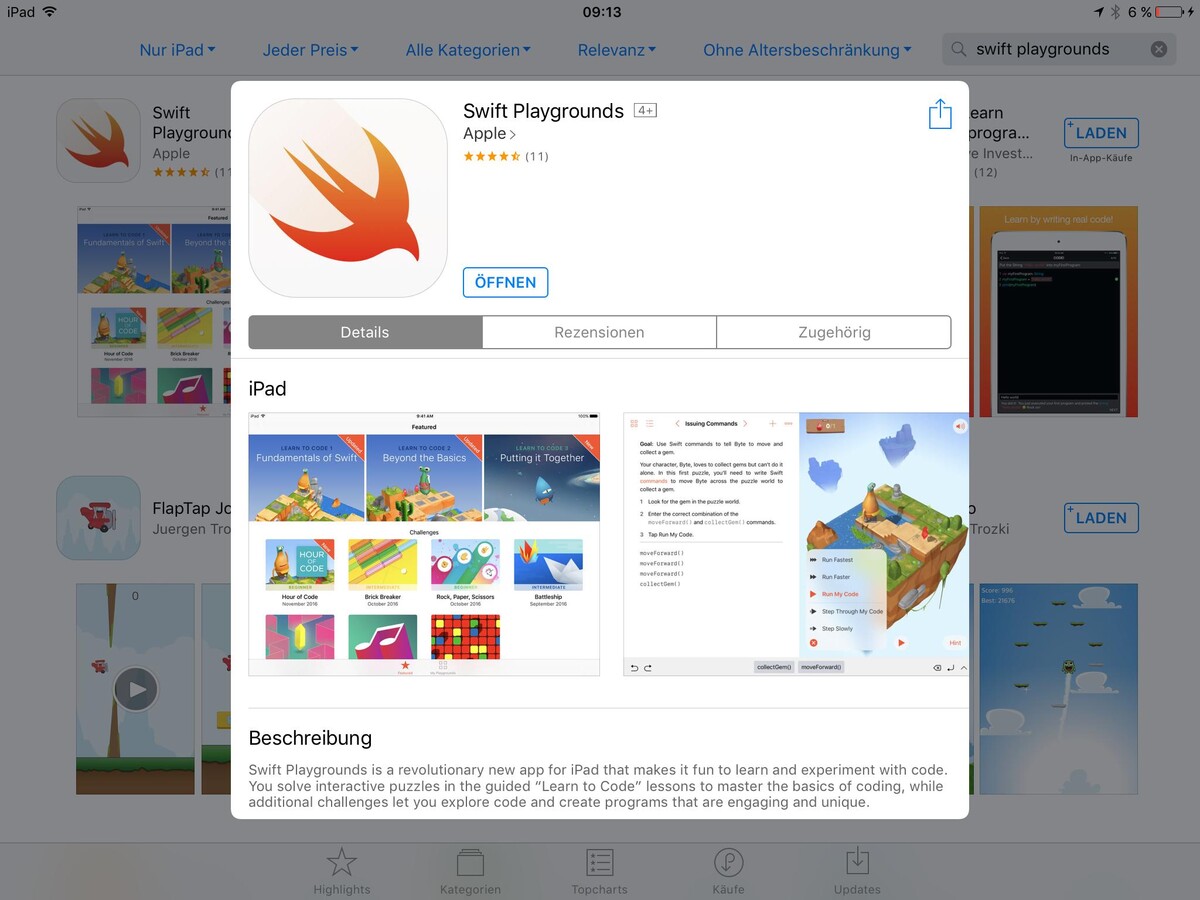 Die ersten Schritte mit Swift Playgrounds am iPad Mac Life