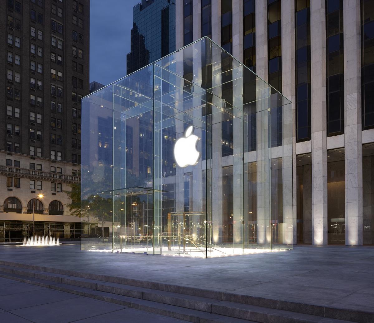 Apple Store An Fifth Ave Ohne Ikonischen Glaswurfel Eingang Mac Life