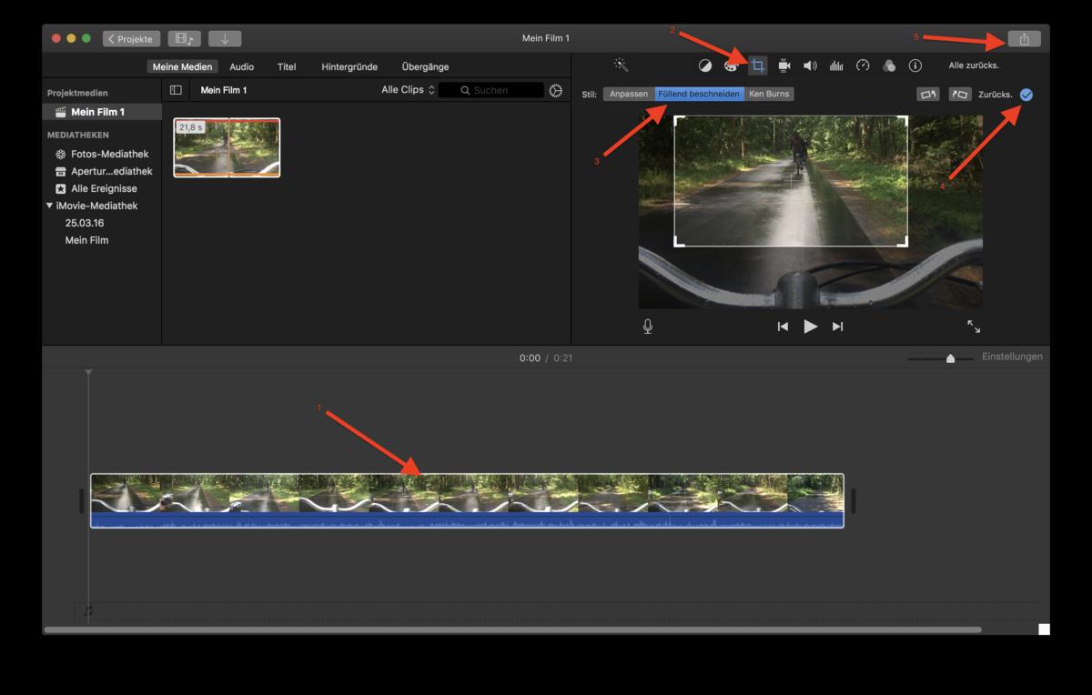 Imovie Bildschnitt Von Videos Anpassen Am Mac So Geht S Mac Life