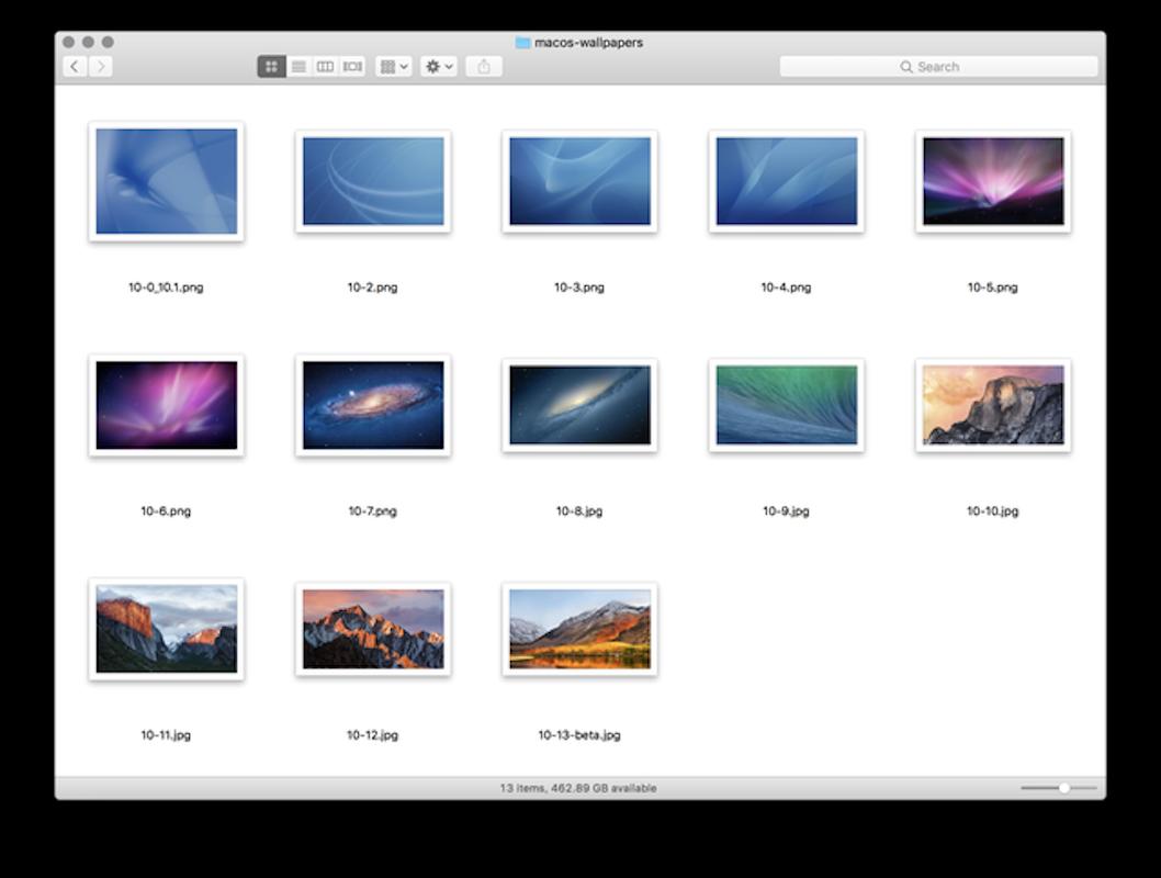 Эволюция Mac os