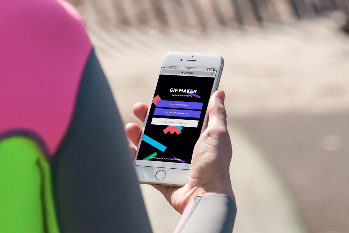 Giphy Maker Gifs Erstellen Uber Webseite Mac Life Support export gif from video.