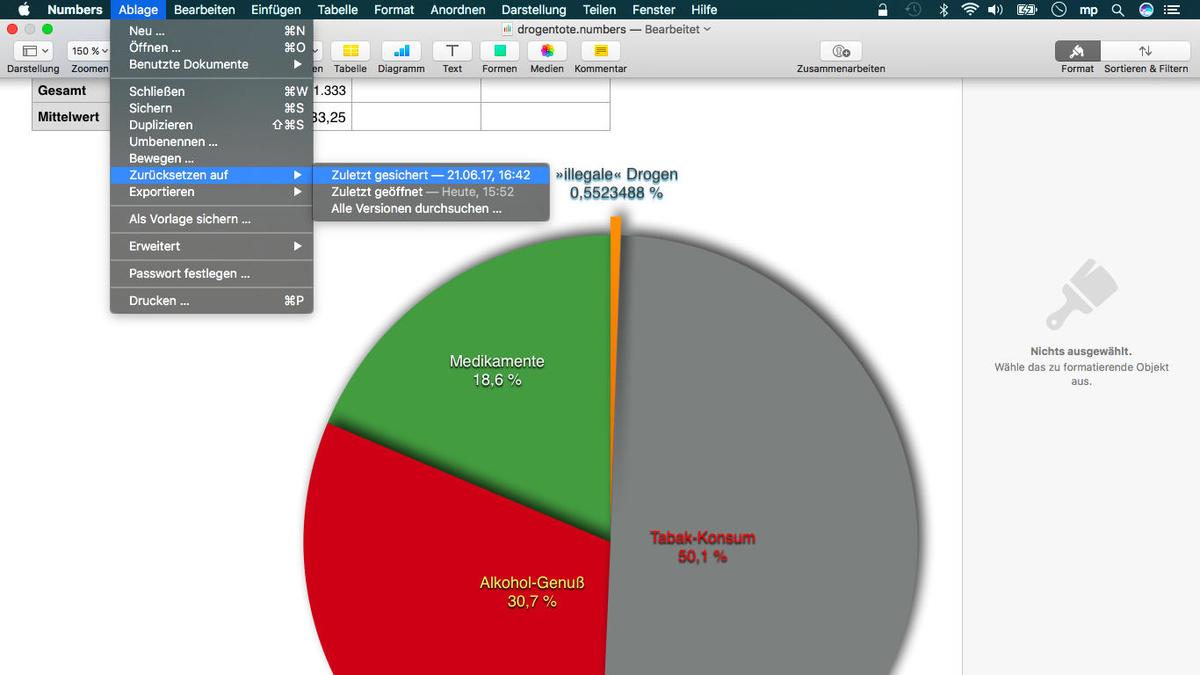 Numbers So Gelingt Der Einstieg In Die Excel Alternative Von Apple Mac Life