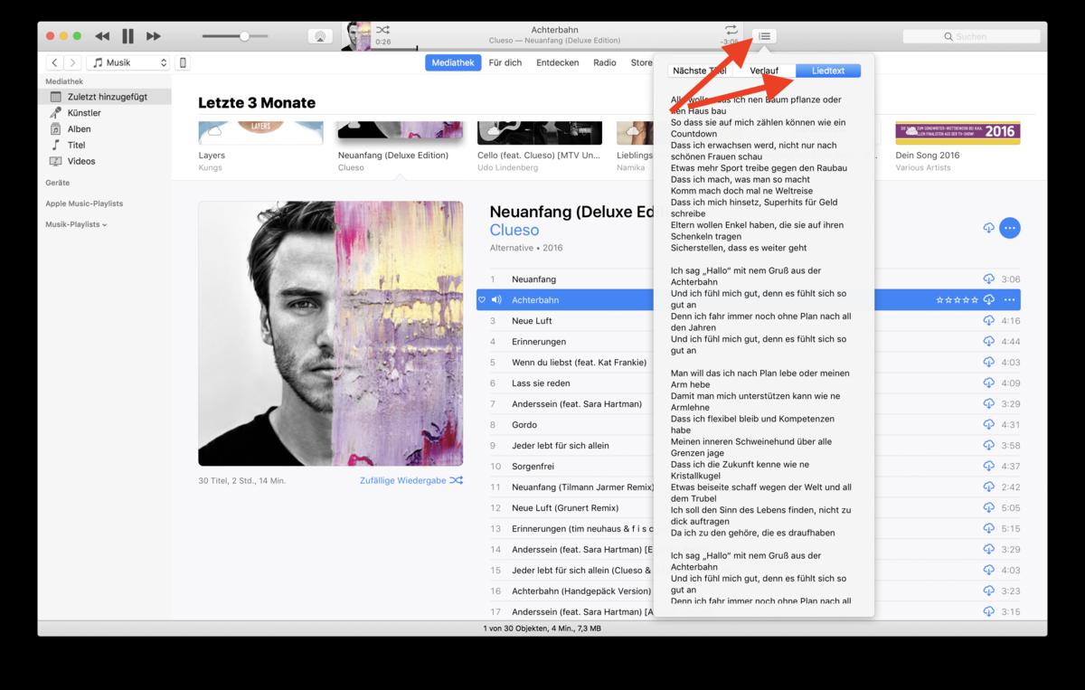Songtexte In Itunes Anzeigen Lassen So Geht S Mac Life