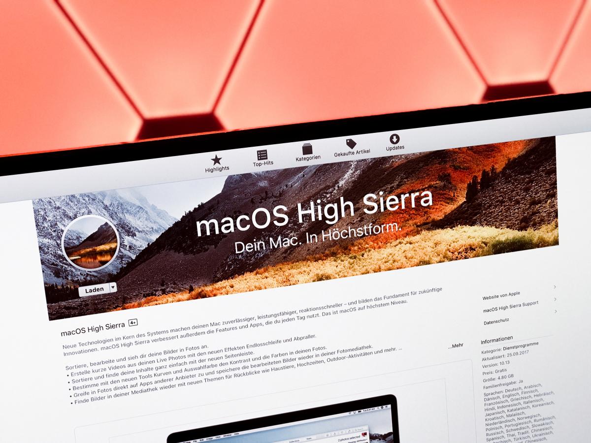 Macos High Sierra Steht Bereit Mac Life