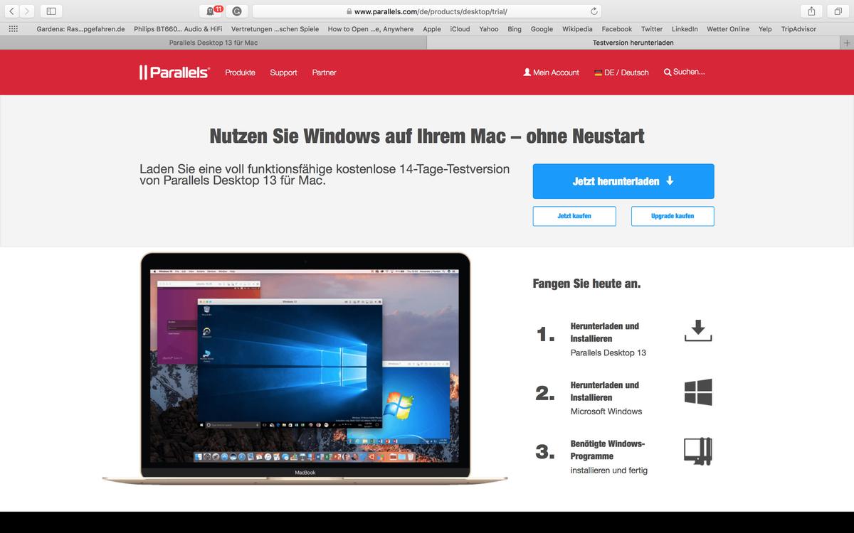 Fur Ein Und Umsteiger Parallels Desktop 13 Windows Auf Dem Mac Mac Life