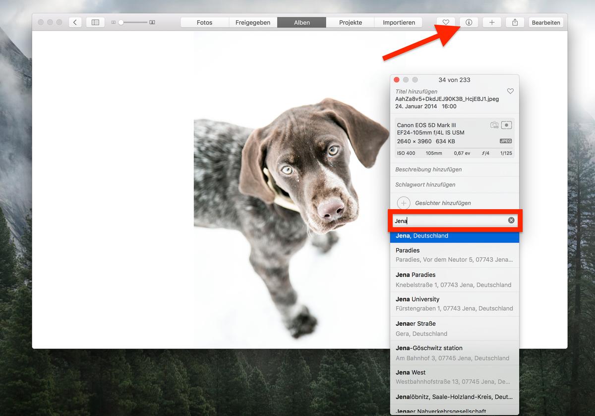 Fotos App Standortdaten In Bilder Am Mac Einfugen So Geht S Mac Life