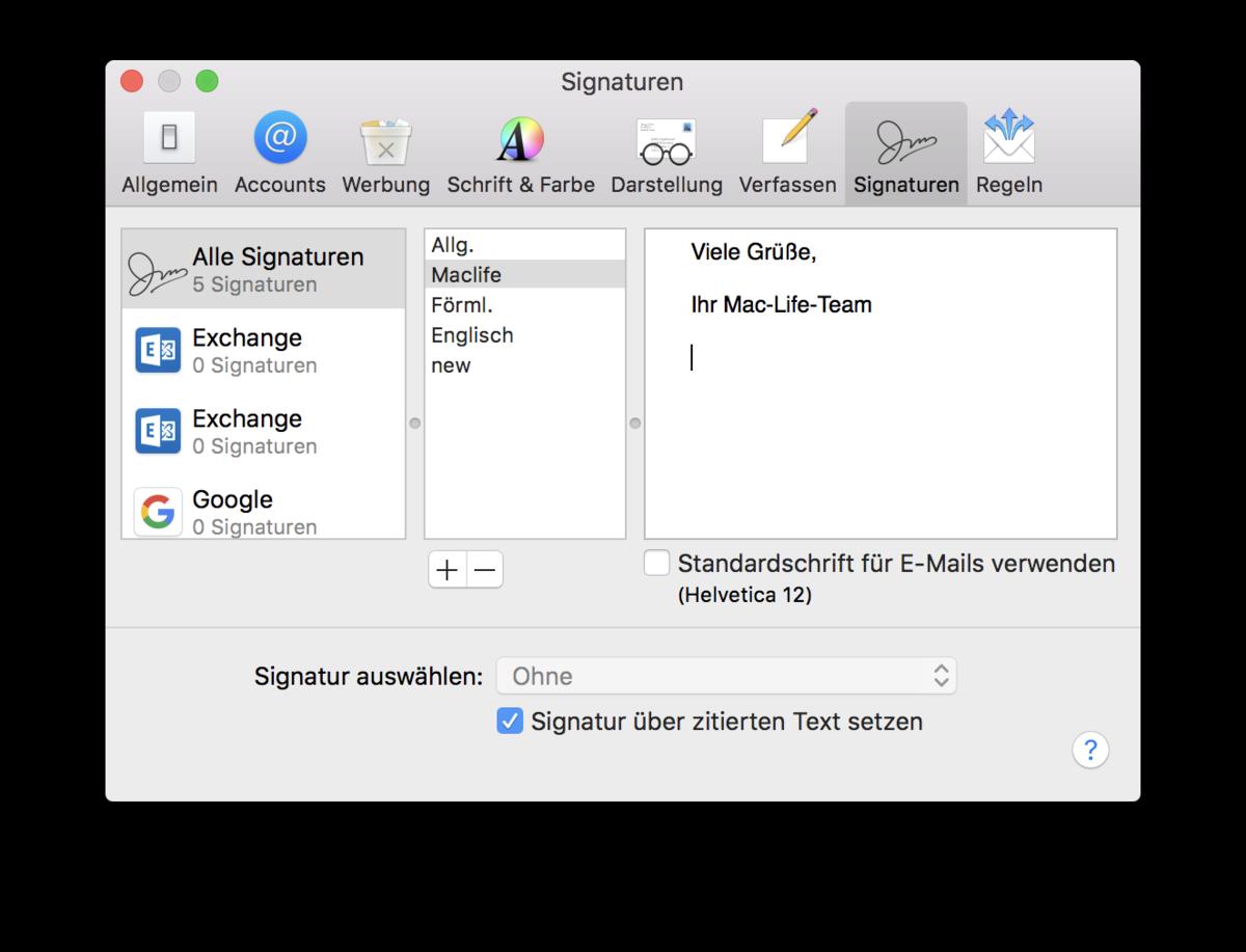 Bildelemente In Signaturen Einfugen So Geht S Am Mac Mac Life