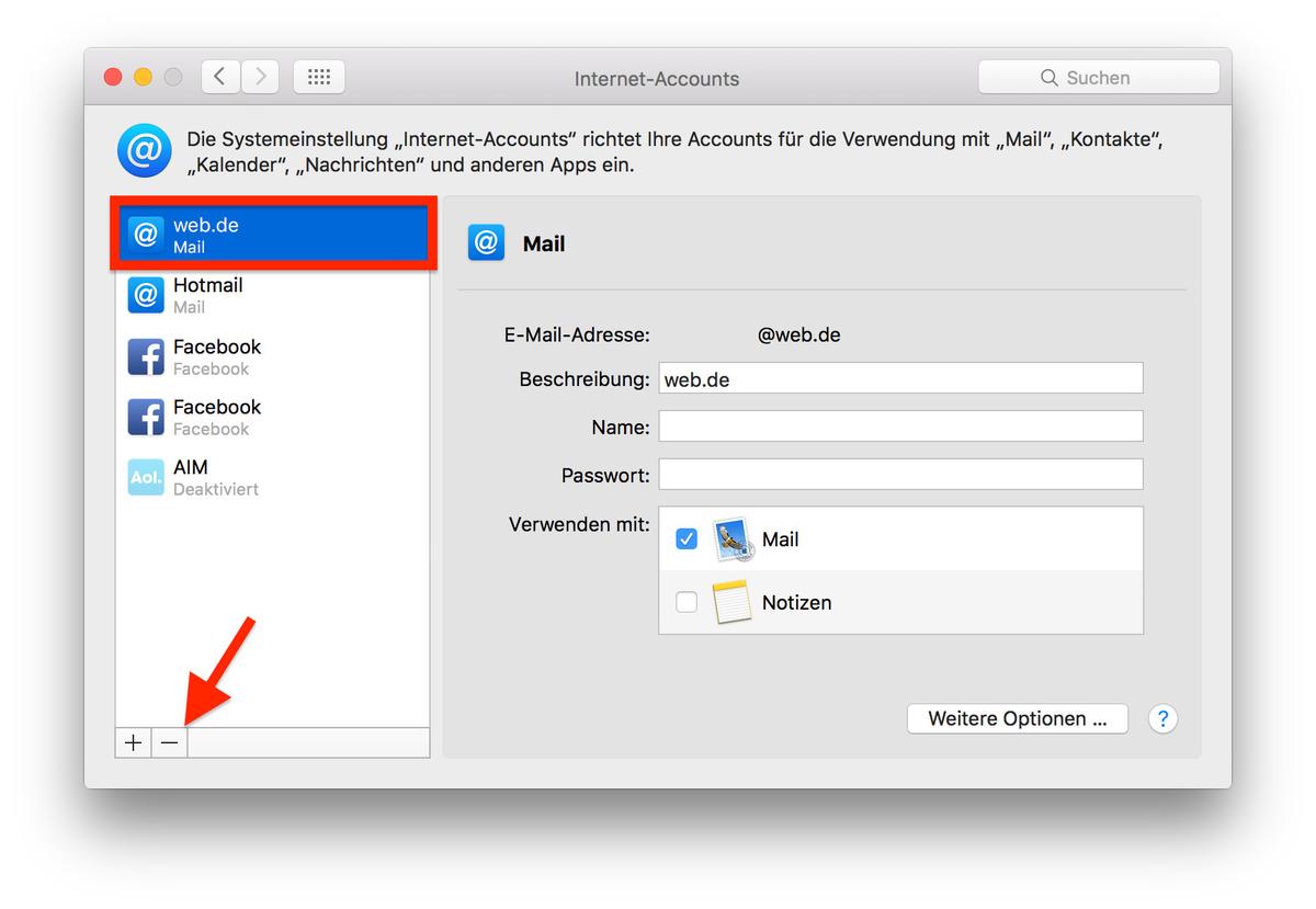 E Mail Konto Aus Mail Am Mac Entfernen So Geht S Mac Life