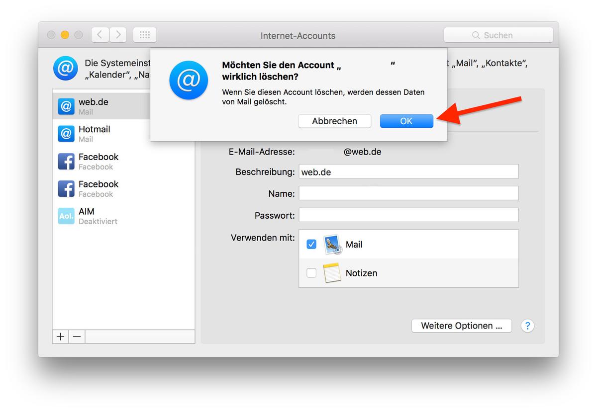 E Mail Konto Aus Mail Am Mac Entfernen So Geht S Mac Life
