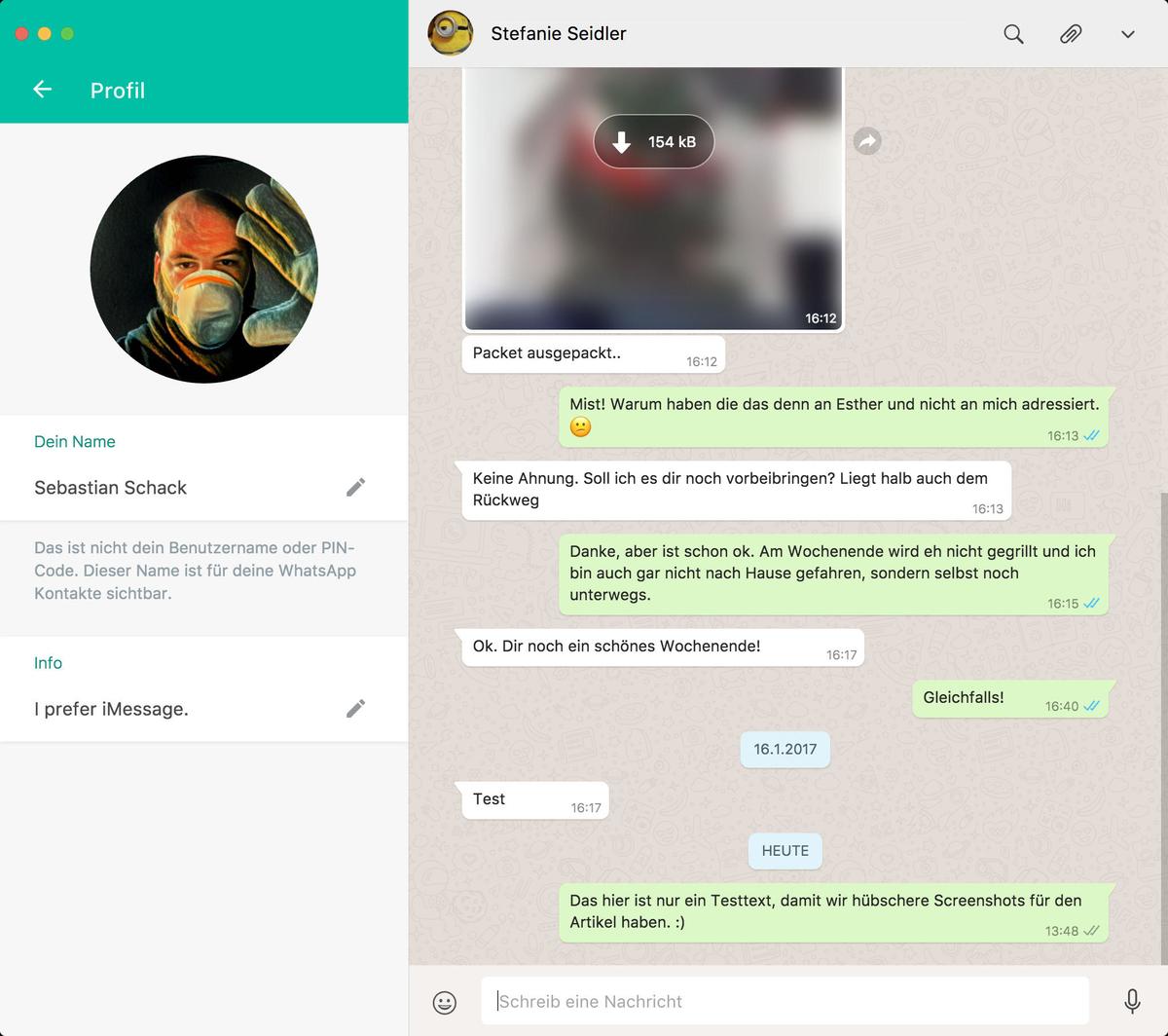 So nutzen Sie die WhatsApp-Desktop-Version