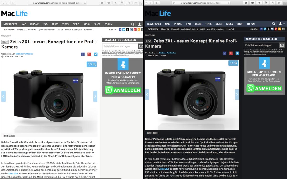 Den Perfekten Dark Mode Fur Safari Chrome Nachrusten So Geht S