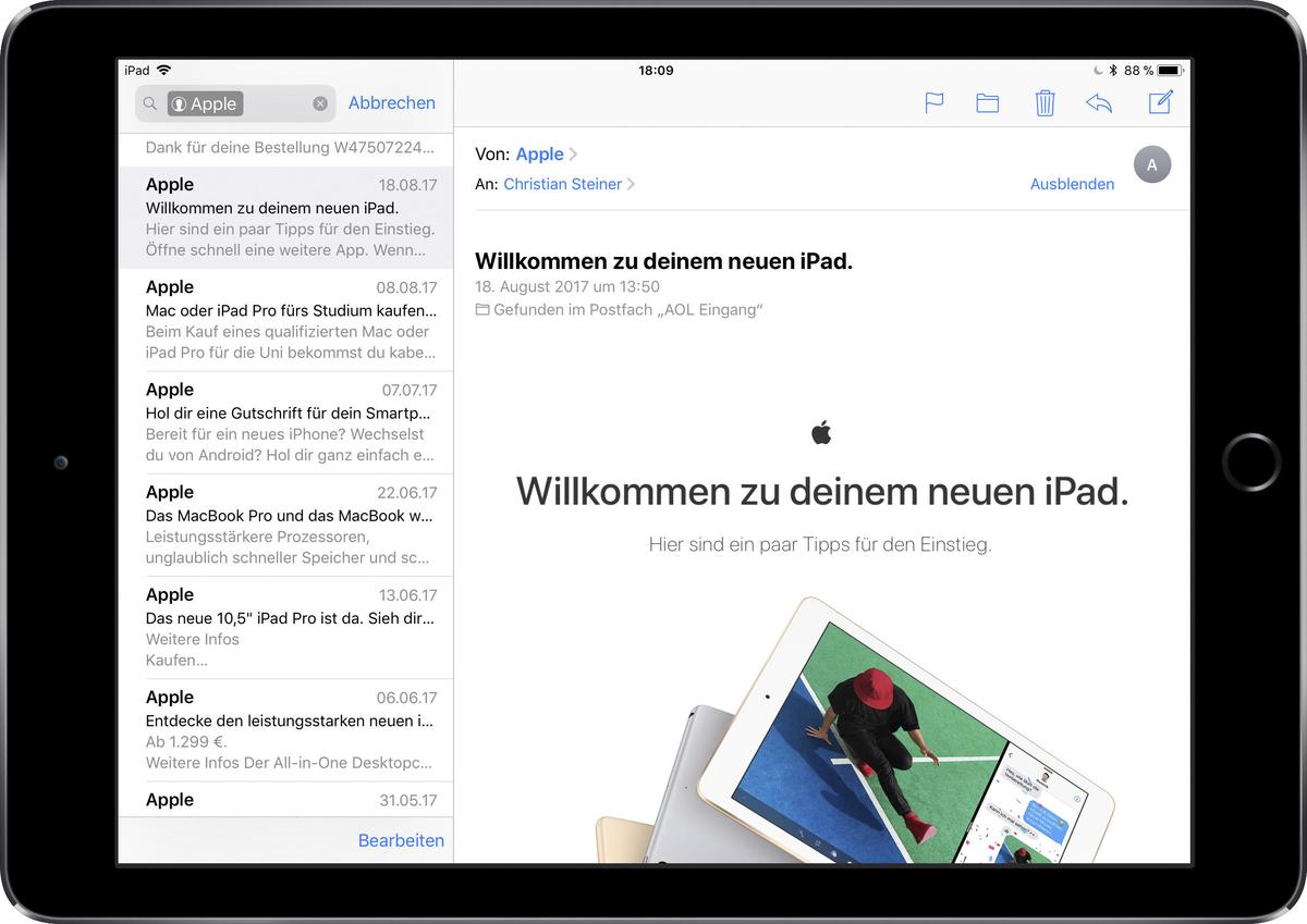 e mails auf dem ipad apple mail inbox oder spark mac life