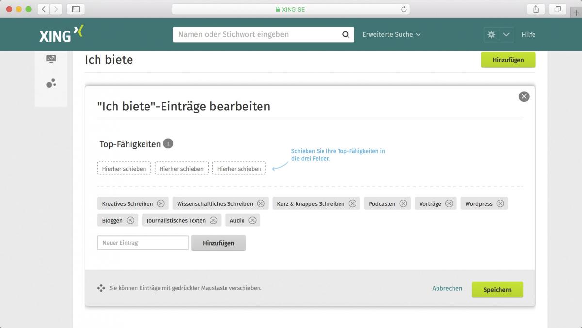 Xing Berufliches Netzwerken Mac Life