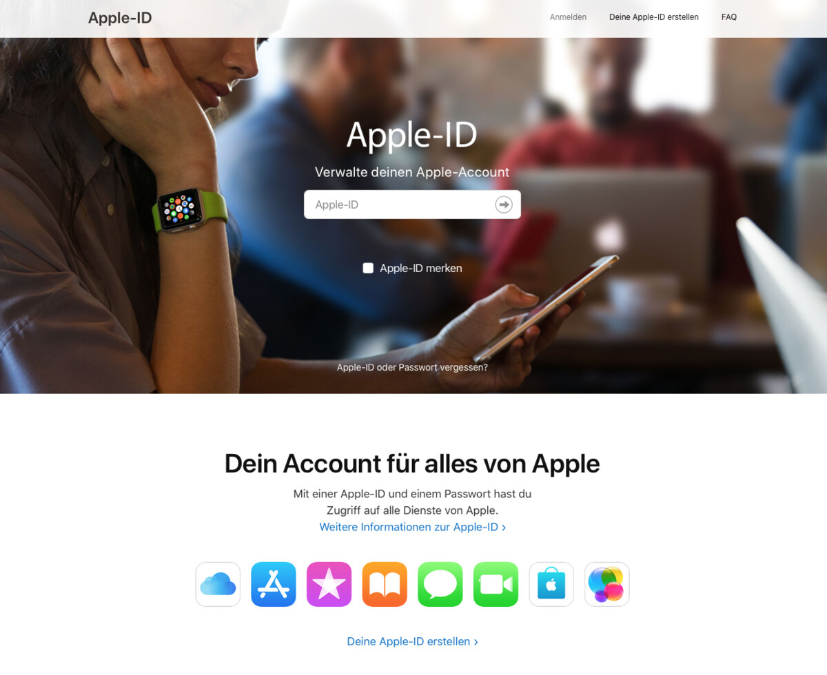 passwort von apple id vergessen