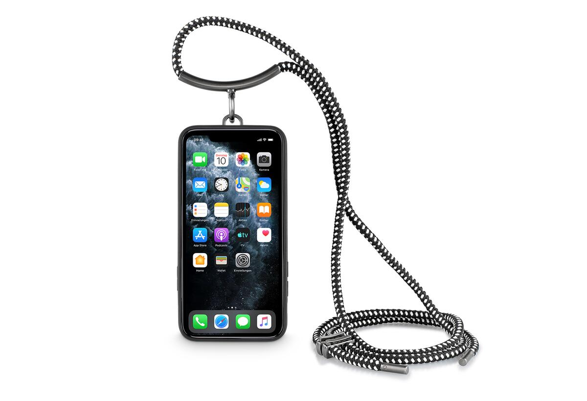 Artwizz HangOn Custodia Per IPhone 12 / 12 PRO Viola | TPU Con Cordino Regolabile E Tasca Porta Carte - 5