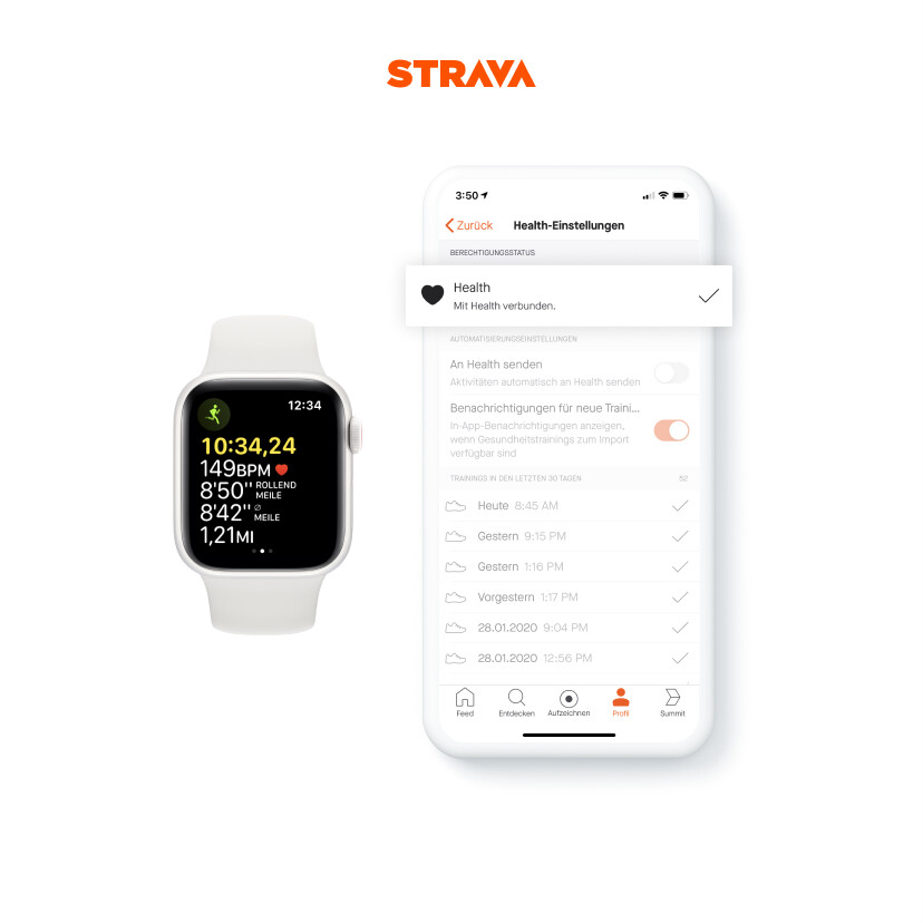 FitnessApp Strava speichert künftig Daten in der Apple Watch Mac Life