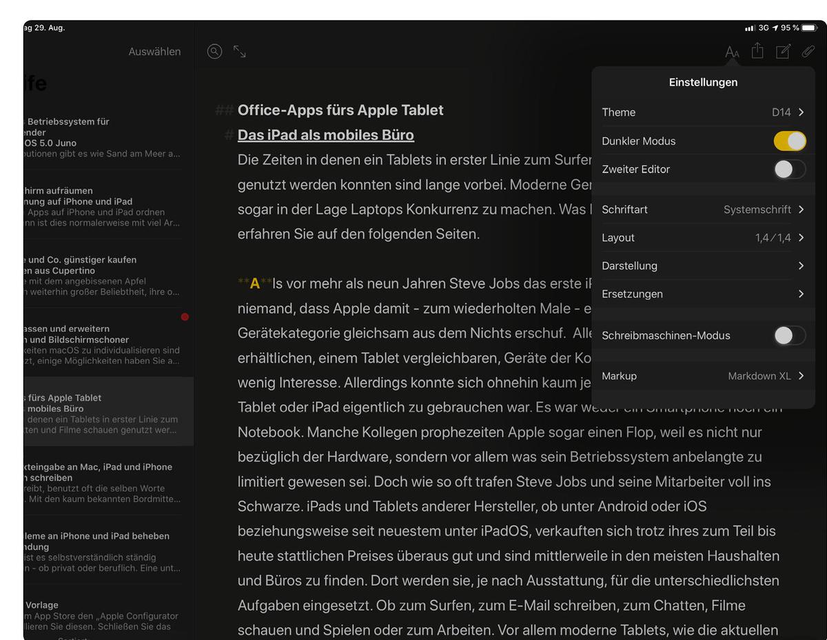 Das Ipad Im Buro So Schlagt Sich Das Apple Tablet Im Office Einsatz Mac Life