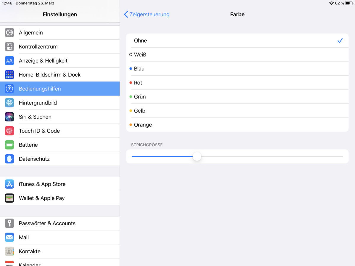 Ipad Mauszeiger Anpassen Geschwindigkeit Farbe Grosse Und Mehr