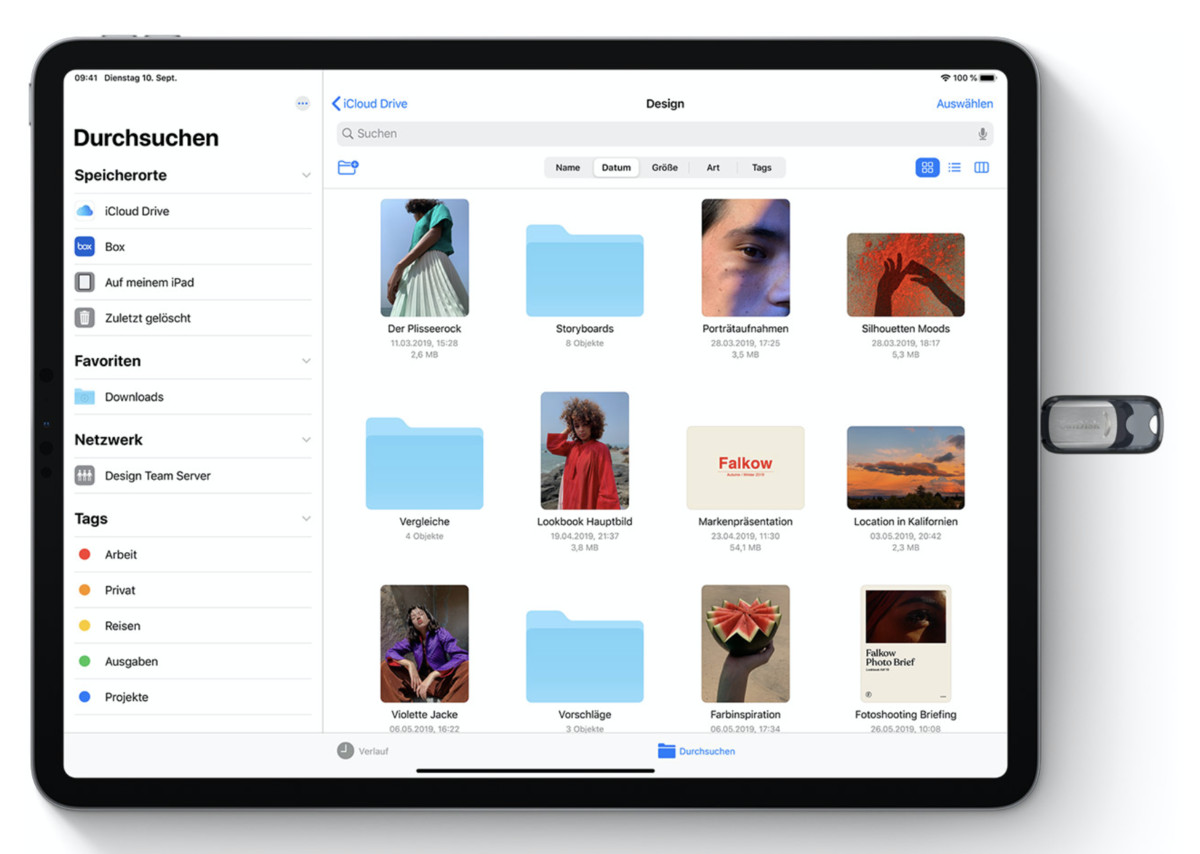 Kann Man An Ipad Pro Eine Externe Festplatte Anschließen Home-Office mit iPad: Festplatten und USB-Sticks anschließen | Mac Life