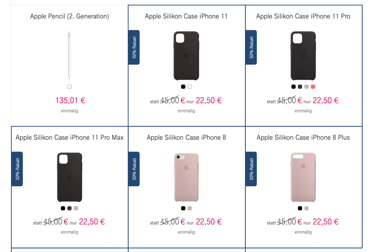 Deal Telekom Haut Iphone Zubehor Mit 50 Prozent Rabatt Raus Mac Life
