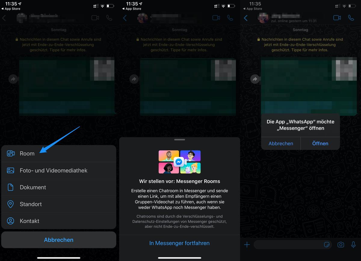 Messenger Rooms In Whatsapp So Nutzt Ihr Chats Mit Bis Zu 50 Personen Mac Life Chat, send messages, share photos and videos, and keep in touch step 1: