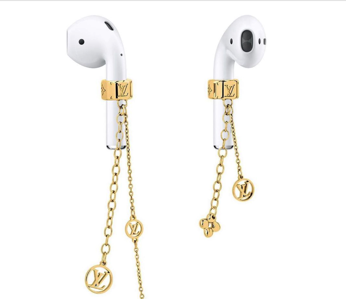 Irre: Goldener Louis Vuitton-Ohr-Schmuck für Apples AirPods