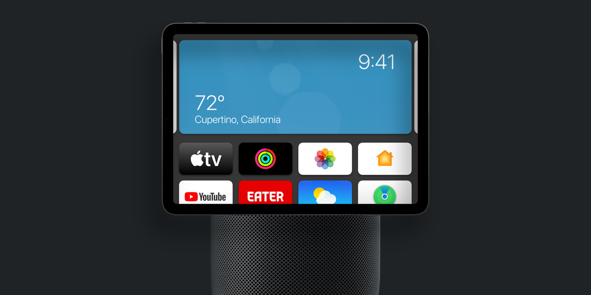 Apple outlet homepod display