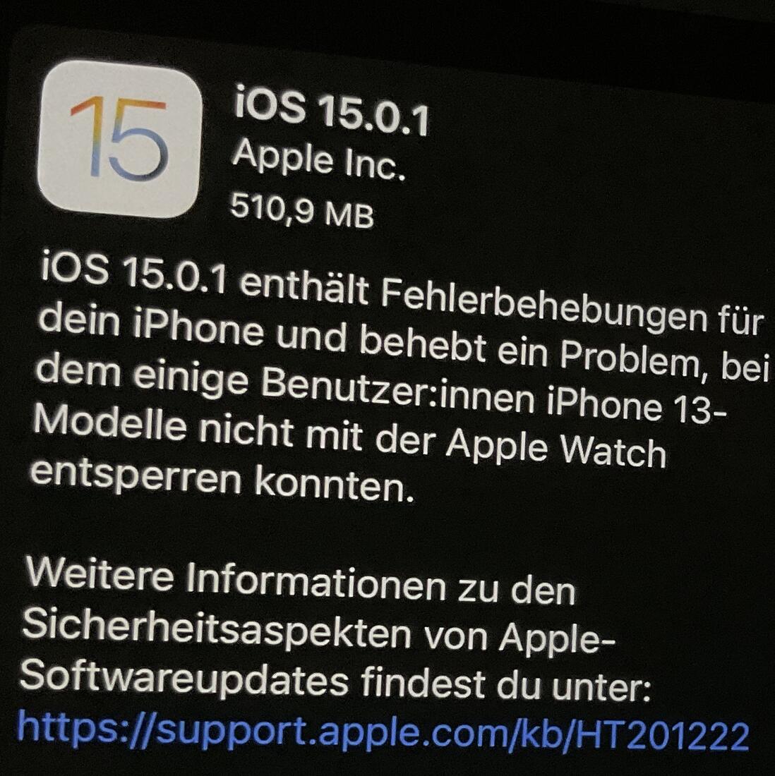 Ios 15 0 1 Ist Da Mac Life