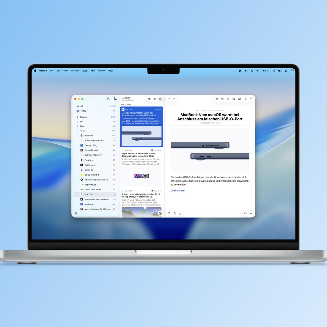 Mac-Tipp: RSS-Feeds mit ReadKit clever lesen und verwalten | Mac Life
