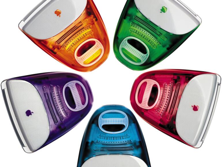Damals noch kunterbunt: Der iMac