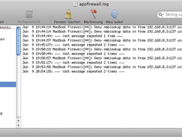 <b>Detaillierte Protokolle</b> zeichnen auf Wunsch den Internetverkehr auf.