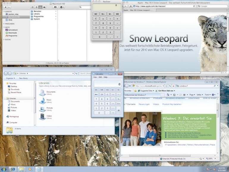&amp;lt;b&amp;gt;Virtualisierung&amp;lt;/b&amp;gt;: Mac- und Windows-Programme lassen sich parallel verwenden.