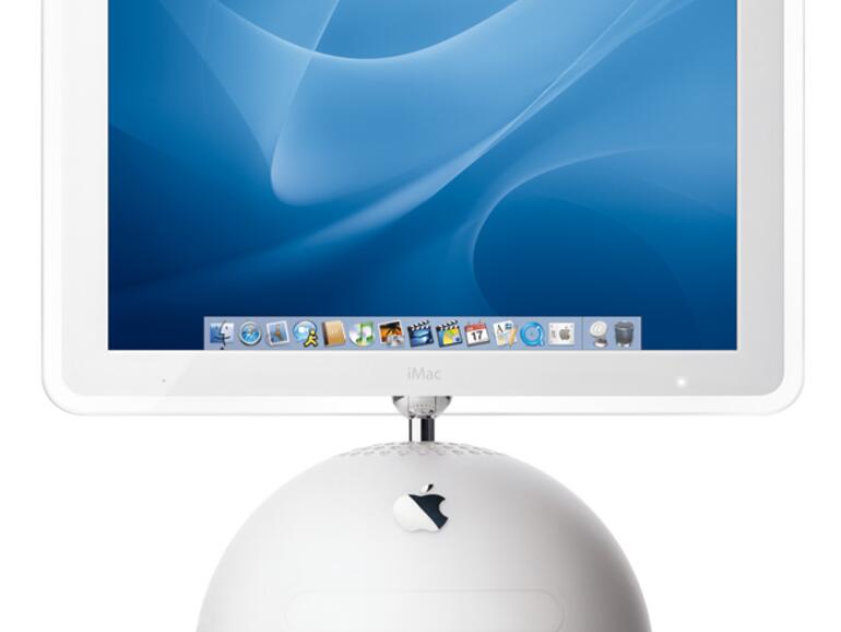 Außergewöhnliches Design, aber technisch nicht mehr auf der Höhe: <b>der iMac G4</b>.