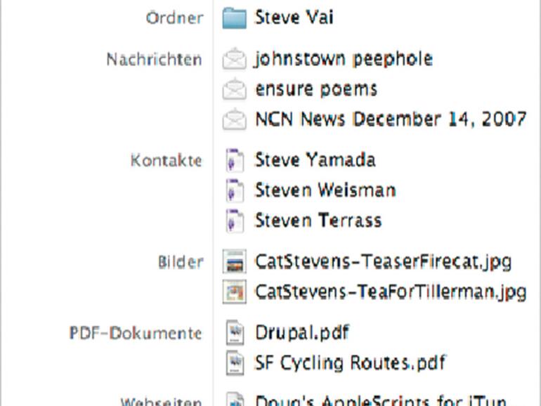 Das Lupensymbol rechts oben in der Menü­leiste ist &amp;lt;b&amp;gt;der schnellste Weg, um Spotlight zu verwenden&amp;lt;/b&amp;gt;.