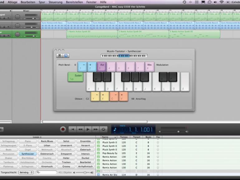 Mit <b>GarageBand</b> in nur vier Schritten zum eigenen Song.