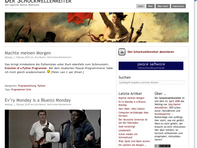 <b>Der Schockwellenreiter</b>