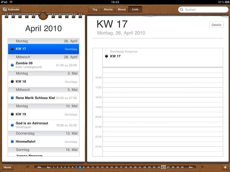 &lt;b&gt;Der Kalender mit seiner Ringbuchanmutung ist liebevoll gestaltet, lässt aber keineswegs an Praxistauglichkeit vermissen&lt;/b&gt;