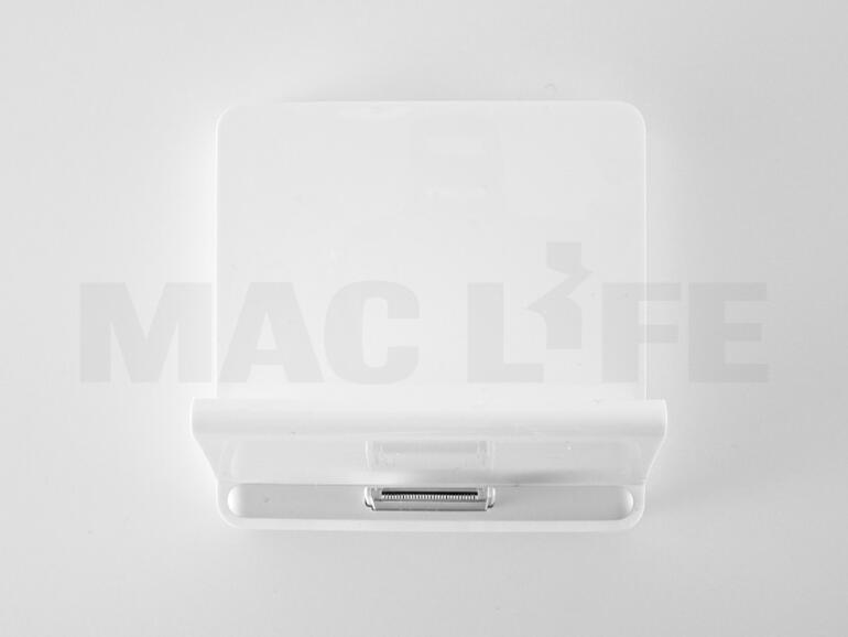 &amp;lt;b&amp;gt;Das iPad Dock von oben betrachtet.&amp;lt;/b&amp;gt;