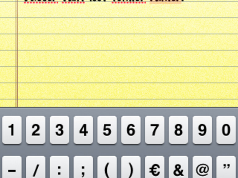 &amp;lt;b&amp;gt;Ausgesuche Apps, beispielsweise Notizen, verfügen nun über eine integrierte Rechtschreibprüfung. Berührt man eines der rot unterstrichenen Wörter, bietet das iOS 4 Korrekturvorschläge an&amp;lt;/b&amp;gt;