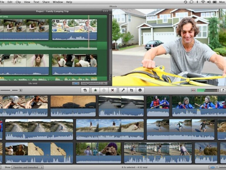 Wellenformen und Audio-Bearbeitung: iMovie
