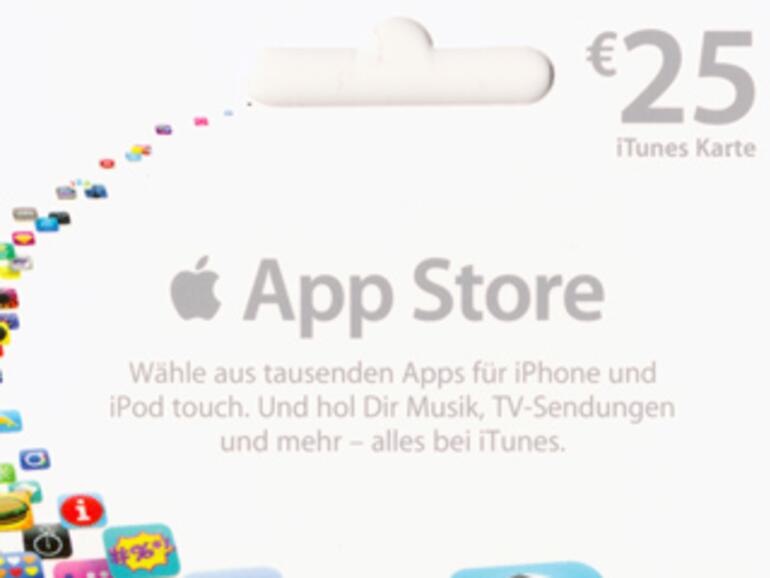 iTunes Guthabenkarte
