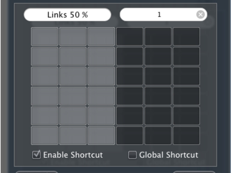 Tastenkombination für Divvy